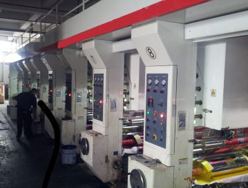 9-color continuous printing for CPP+OPP